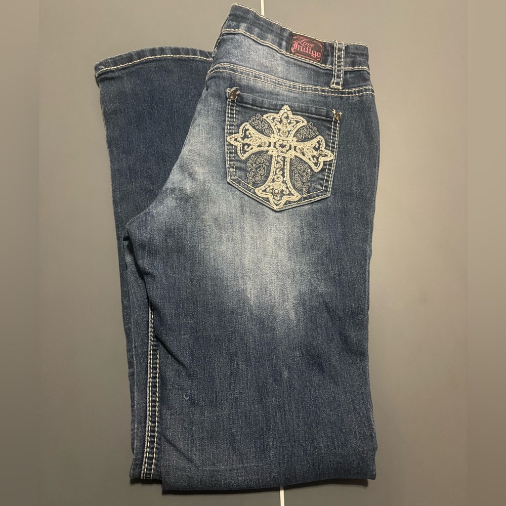 Love Indigo Blue Boot Cut Jeans